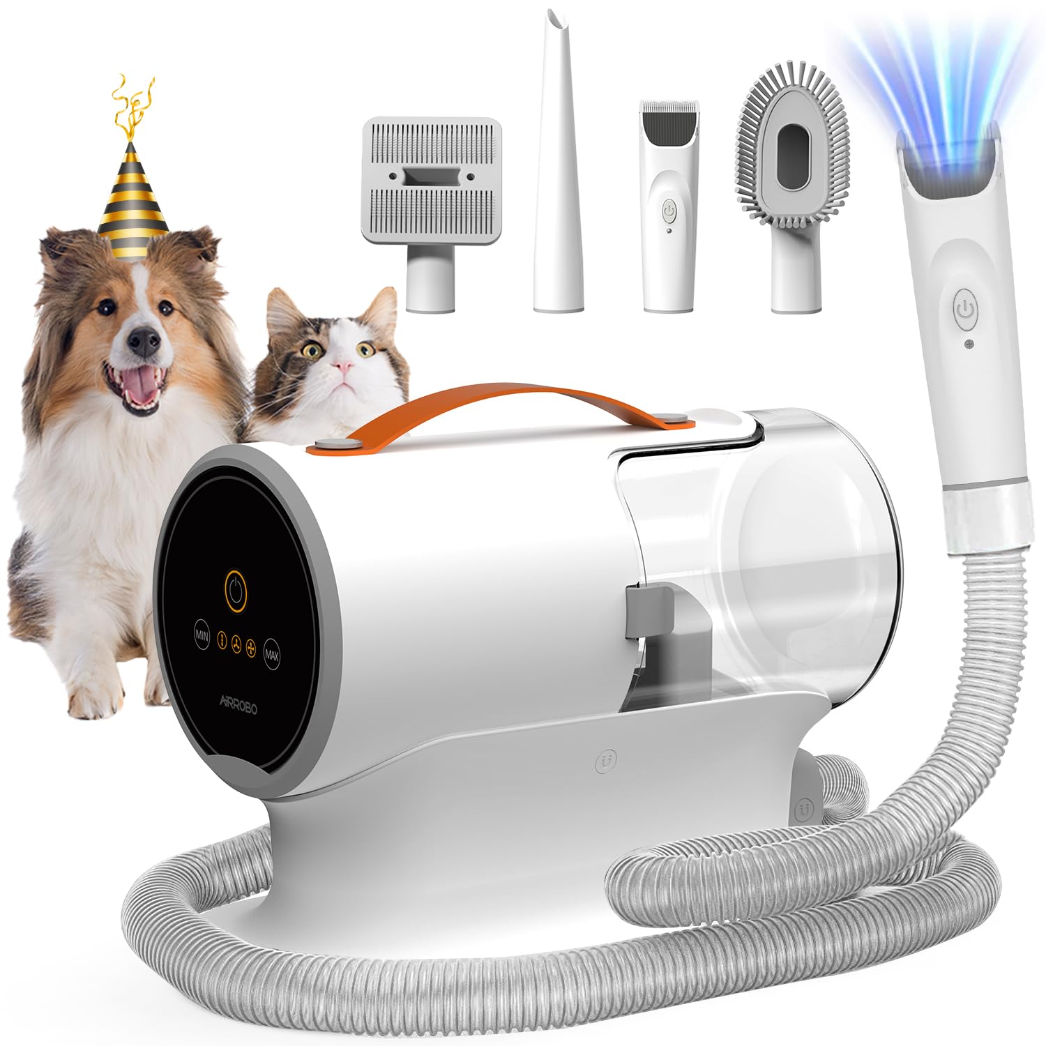 SilentPaws 12000Pa Strong Suction Pet Grooming Vacuum