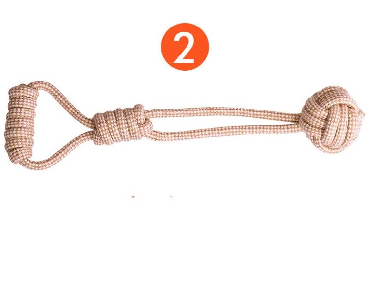 Cotton Hemp Dog Toy Set